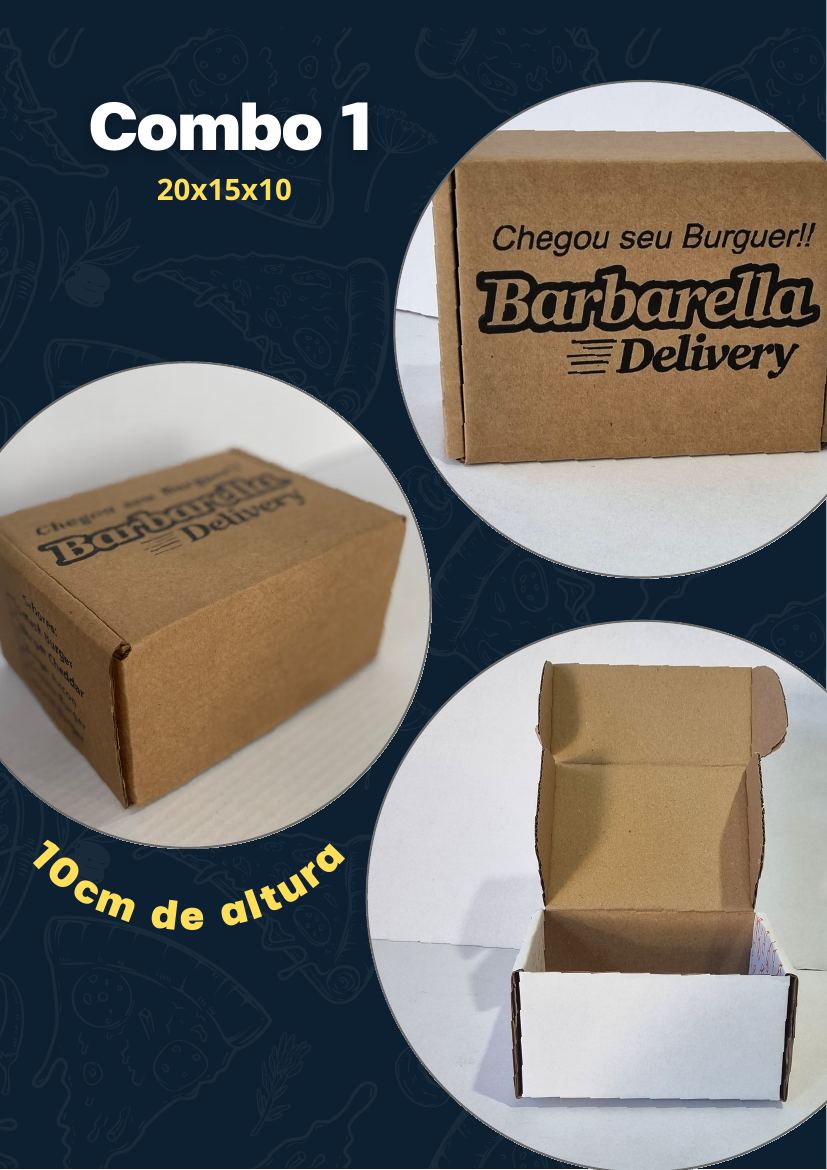 Caixas para hambúrguer