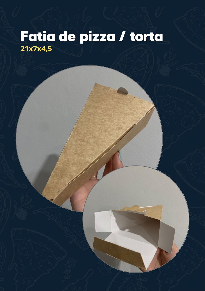 Fatia de pizza / torta — MSM Embalagens